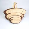 Small Natural Oval Wood Slices Circles Tree Bark Log Discs DIY Crafts Wedding Party Painting Decoration 10-30cm 1pcs