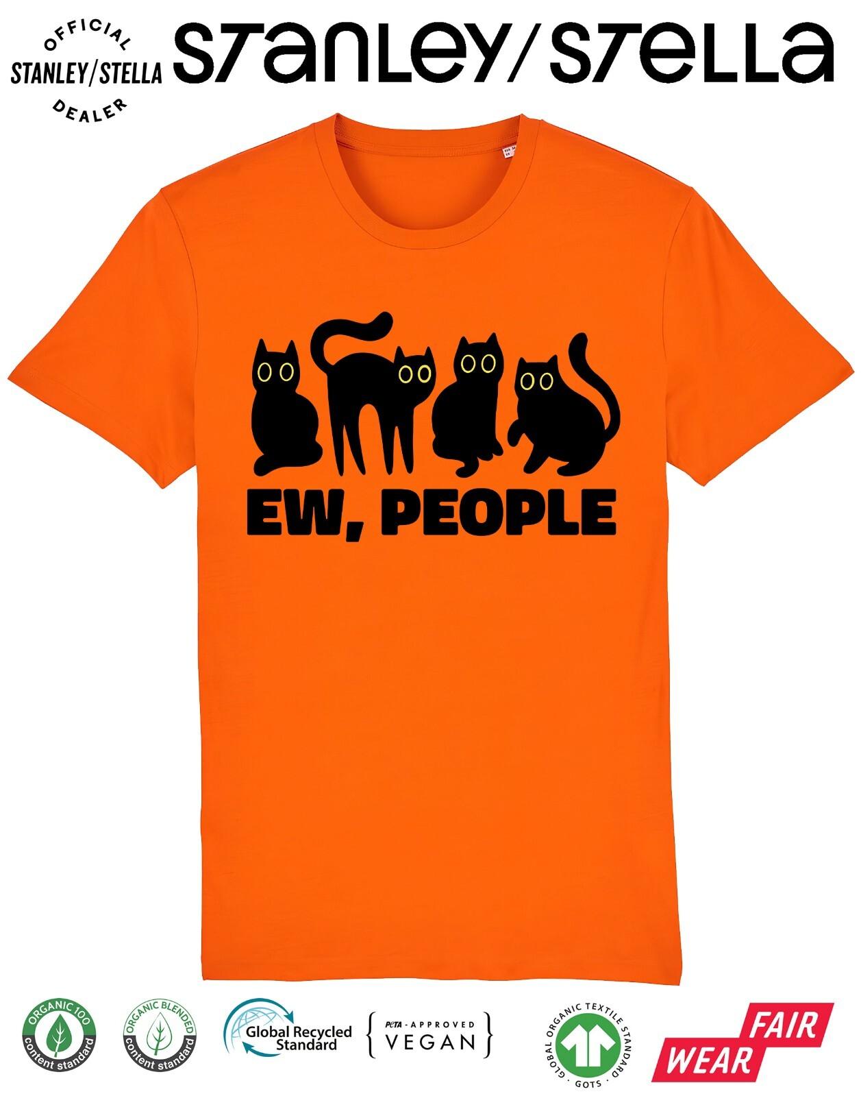 Ew People Funny CAT T-Shirt Mens Womens Tees Top Mens Pet Gift / Cotton Humour S