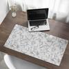 Protective Desk Mat Keyboard Mouse Pad Marble Texture 100x50 Cm