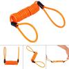 120cm Bike Spring Cable Lock Anti Theft Rope Alarm Motorcycle Brake Disc Lock Moto Bike Scooter Safety Reminder Anti-Theft Cable