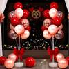 Wedding Venue Floating Red Balloons Package Engagement Decoration Road Guide Romantic Wedding Table Floating Bracket Arrangement