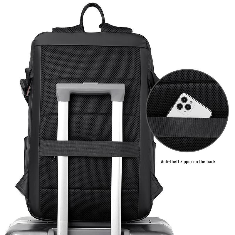 Li Shen Men's Multi-functional Business Travel Backpack