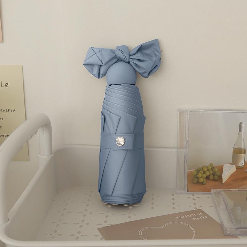 

Женский компактный зонт двойного назначения: Ветрозащитный, складной дизайн с защитой от УФ-лучей и солнца для дождя и солнца