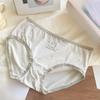 Lady Spring and Autumn Bear Cute Delicate Stripe All Kinds of Comfortable Cotton Antibacterial Crotch Underwear