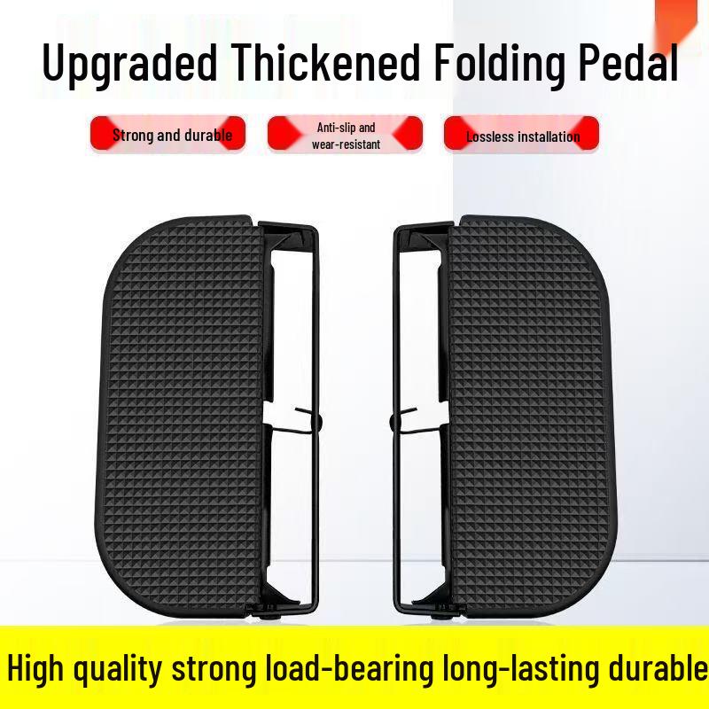 Black Knight Zhi Mai Electric Vehicle Anti-Slip Front Pedal for Racing Pigeons, Load-Bearing Guardrail Foot Pedal.