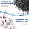 GOZILLA 6 Pack Aquarium Filter Cartridges, 3-Layer Aquarium Filters Replacement Plates, Turtle Tank Filter Sponges with Activated Carbon