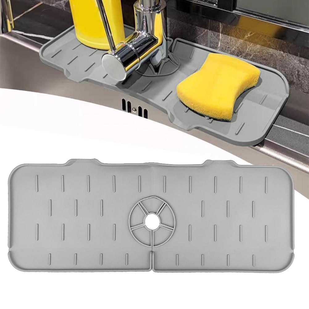 Faucet Splash Water Drainer Anti-Spray Sink Splash Drainer Protector Waterproof Faucet Handle Drip Catcher Tray Kitchen Supplies