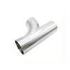 Stainless Steel 304 Sanitary Exhaust Pipe Fittings R Herringbone Welded Tee