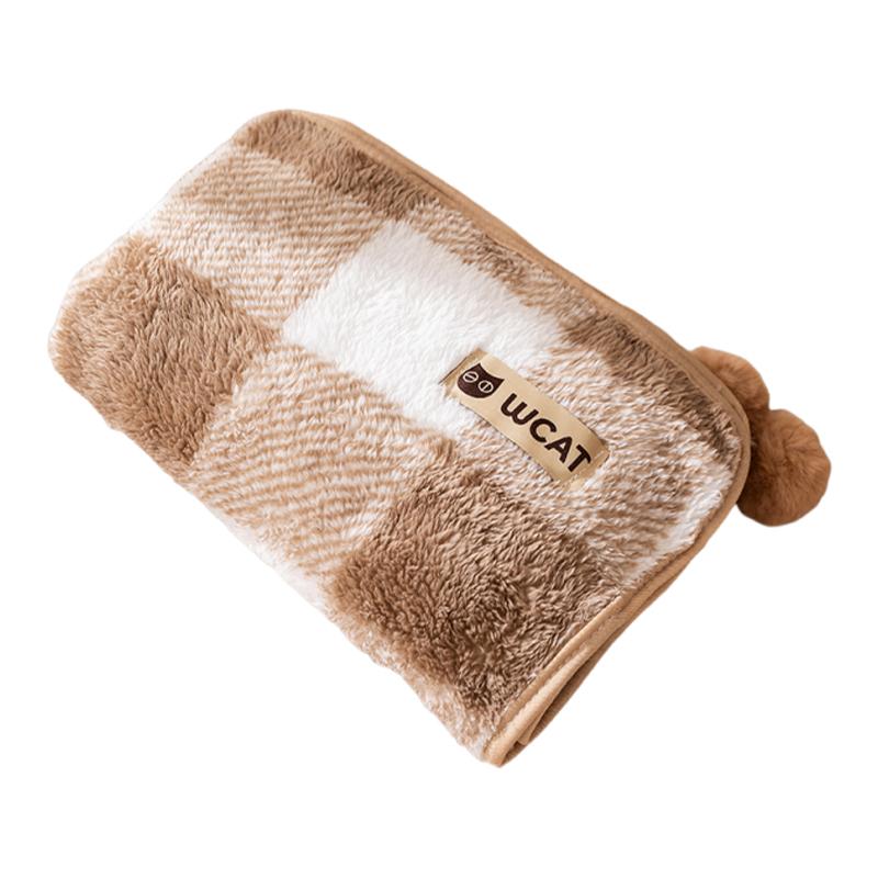 Thick Plush Dog Blanket Winter Warm Sleeping Dog Bed Mat Small Dog Puppy Pet Home Cozy Cuddle Nest Doggy Bedding