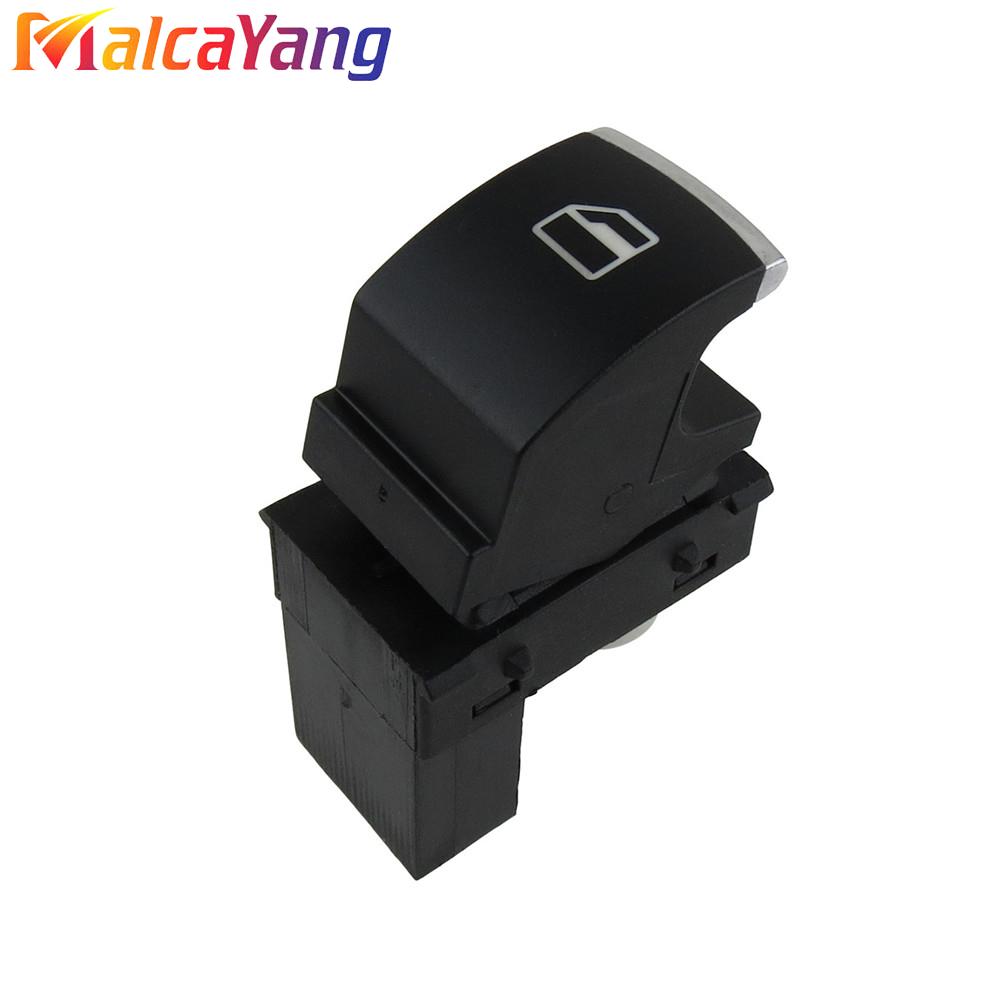 Electric Power Window Control Button Switch For VW for Skoda Fabia Octavia Superb Red Light 5J0959855