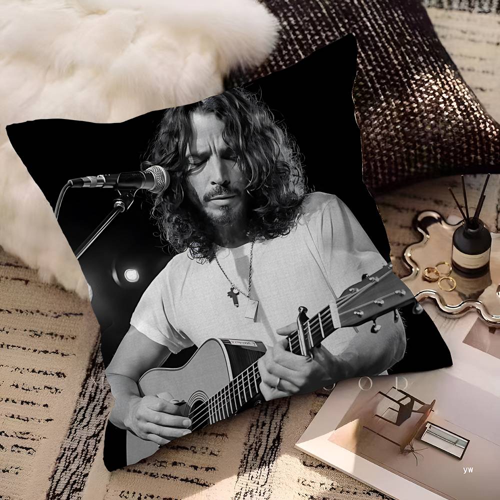 Chris Cornell Personalized Pillow Dust Cover Bedroom Kids Party Decoration Pillowcase Birthday Children Gift