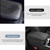 Car Center Console Cover, Leather Auto Armrest Cover With 2 Storage Bags, Universal Cars Armrest Cushion, Vehicle Interior Accessories Protector For