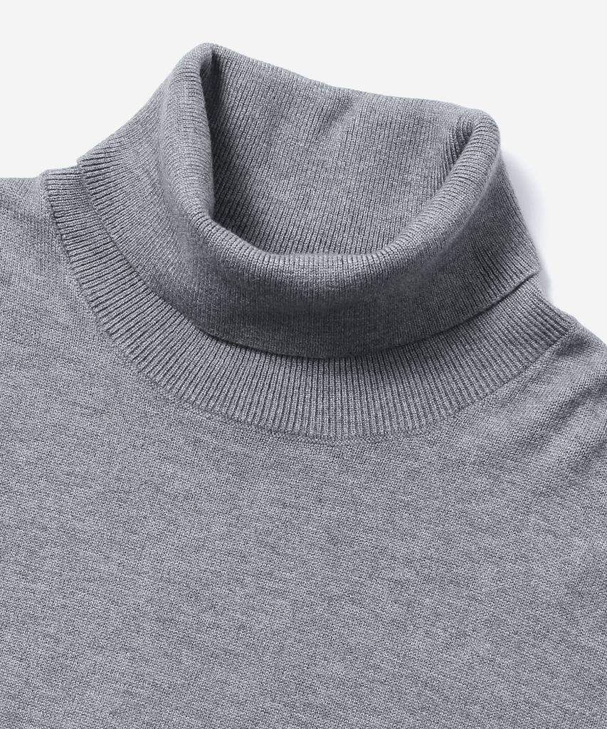 ADHOC Unisex Basic Turtleneck Knit (M-Grey) (Hcalka4)