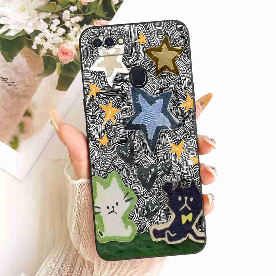 

For Realme 2 RMX1805 Casing Colorful Pop Print Soft Slim Back Cover For Realme2 realme 2 RMX1809 6.2 Phone Cases Bumper Capa Realme 2