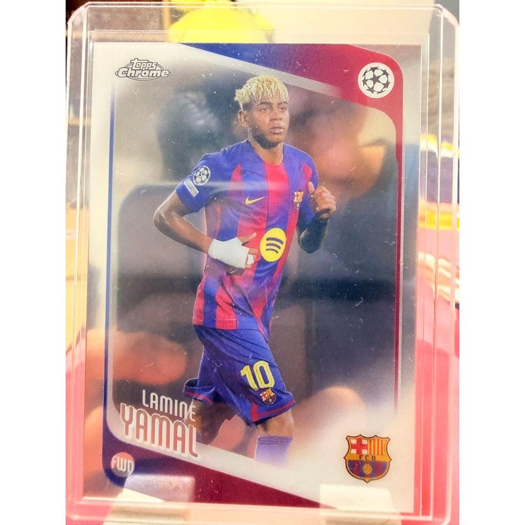 Used Ramin Yamal Soccer Card Bulk Sale 15 Piece Set TOPPSCHROME
