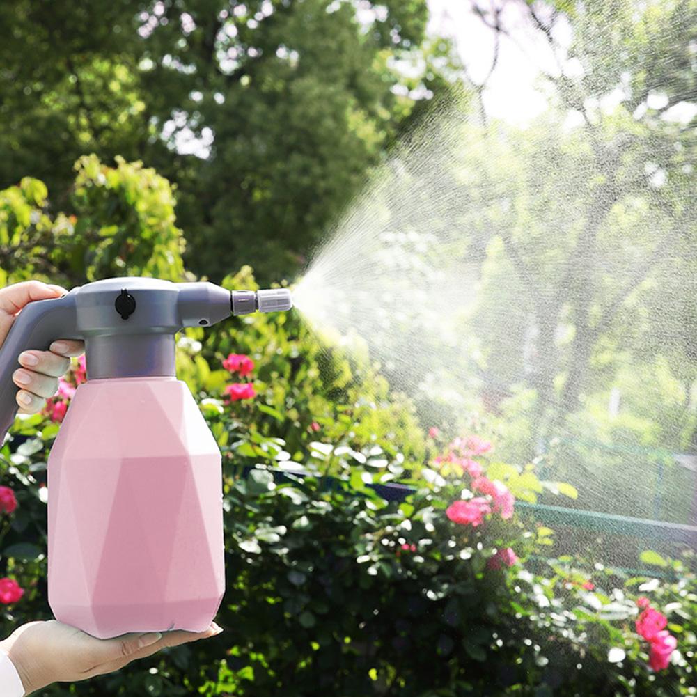 2L Automatic Watering Can USB Rechargeable Watering Electric Fogger 360 Adjustable Nozzle Leakproof Outdoor Supplies
