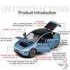 1:24 Model Y Roadster Model Alloy Diecast Toys Car Shock Absorption Doors Opened with Pull Back Models Children's Holiday Gifts