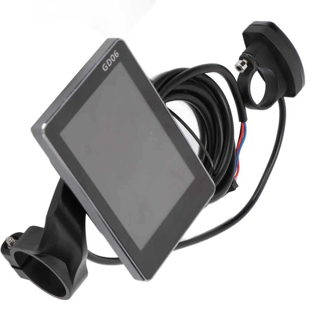 Elektrofahrrad LCD-Display GD06 Fahrradcomputer Tachometer mit 36V 48V Anschluss zur Modifikation