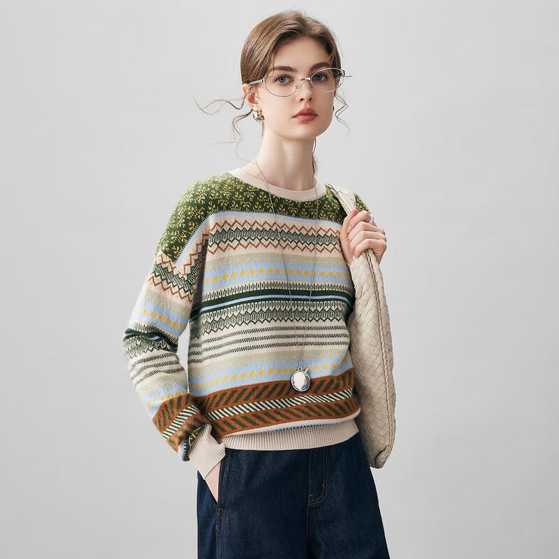 Komom Boca 2025 Fair Isle Cashmere Knit Sweater
