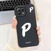 For Xiaomi Mi 11 Lite 4G M2101K9AG Case Black Lucky Letters A-Z Soft Silicone Cover For Xiaomi Mi 11Lite 5G 11 Youth 6.55" Cases