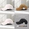 Letter Embroidered Baseball Cap With Wide Brim For Casual Streetwear Fashion