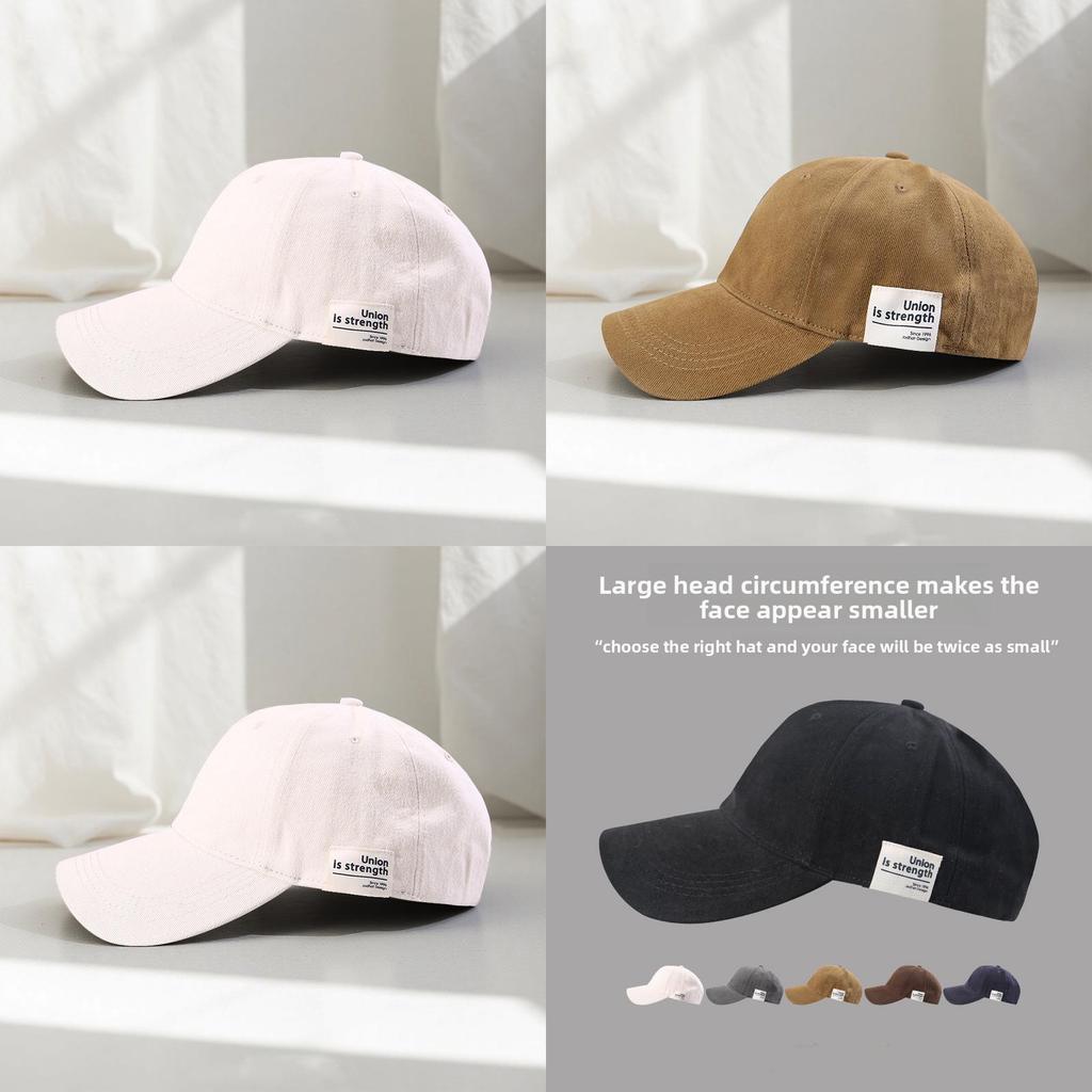 Letter Embroidered Baseball Cap With Wide Brim For Casual Streetwear Fashion