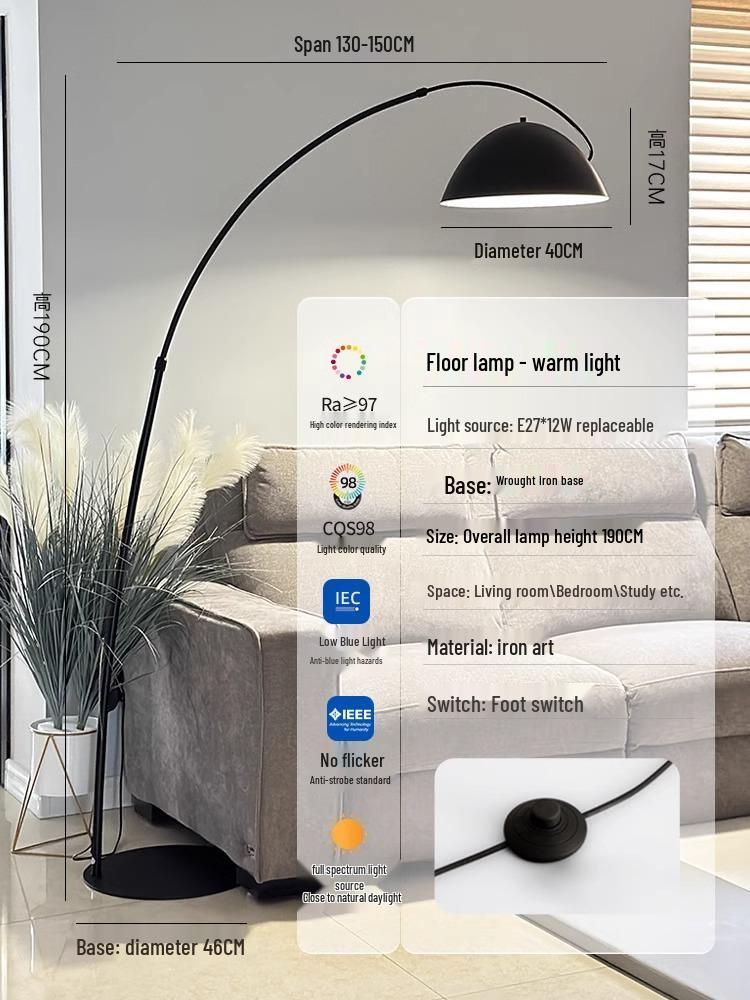 Nordic High-End Art Floor Lamp for Living Room or Bedroom