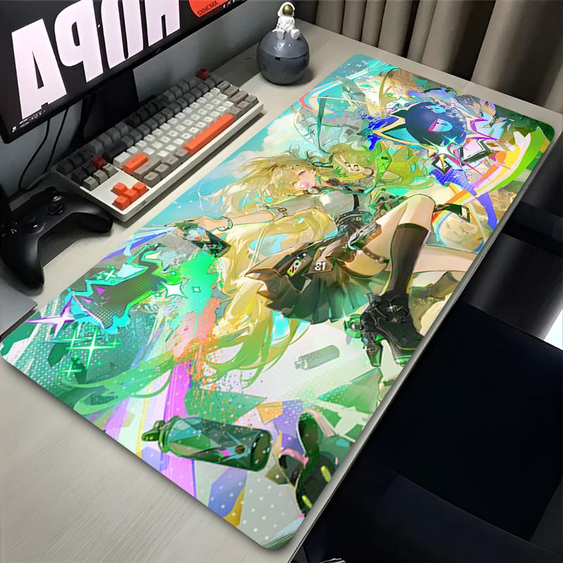 New Kawaii Lynae Mousepad Gaming Wuthering Waves Anime Girl Mouse Pad Computer Accessories Non-slip Rubber Keyboard Desk Mats
