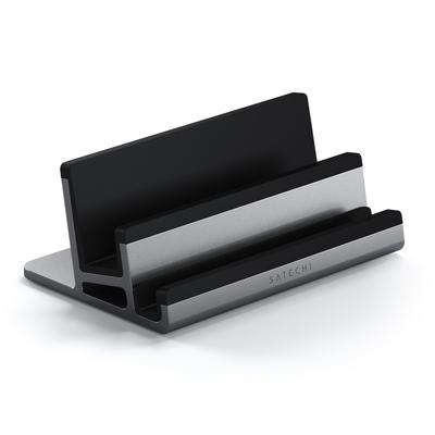 Satechi Dual Vertical Aluminum Stand (Compatible with MacBook ProAir, iPad Pro, and Other Laptops, Tablets, and Smartphones)