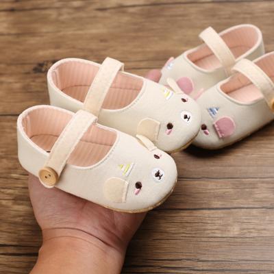 Spring and Autumn 0-1 Year Old Baby Toddler Shoes Soft Bottom Breathable Baby Shoes Cartoon Casual Shoes