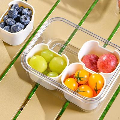 Geteilte Servierplatte Gewürzbehälter Mehrzweck Lebensmittelaufbewahrung Snackplatten Organizer