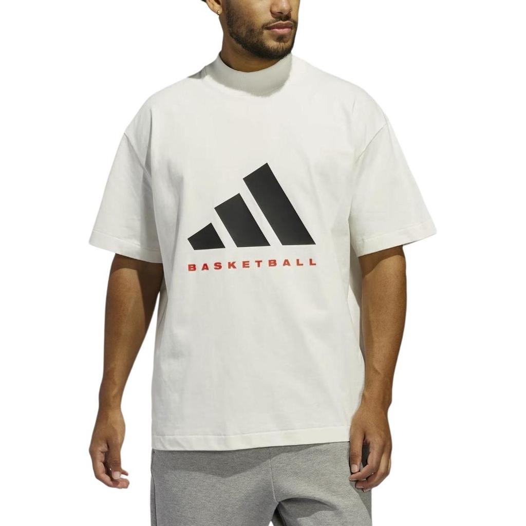 Adidas Basketball The 2025 Collection Chapter 01 Casual Comfortable Pullover Short Sleeve T-Shirt Unisex Tops White JE3762(TEAM702-3.3.10)