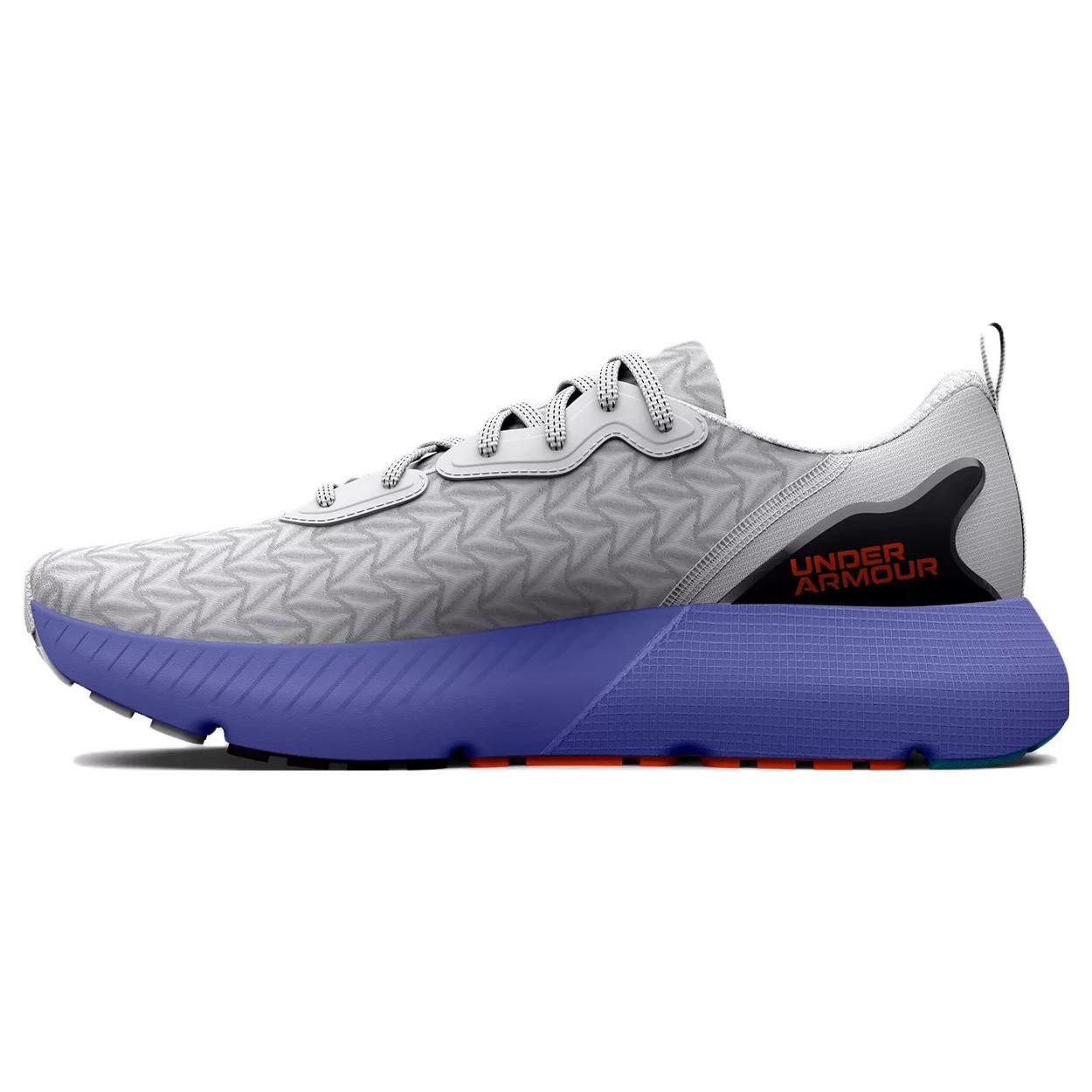 

Under Armour HOVR Mega 3 Удобная Ткань Низкий Верх Повседневные Беговые Кроссовки Женские кроссовки Серый Фиолетовый 3025313-101 37.5