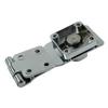 Padlock Locking Hasp Staple With Keys Padlock 2.5"/3"/4" Garage Lock Hasp Heavy Duty Locking Iron Silver New