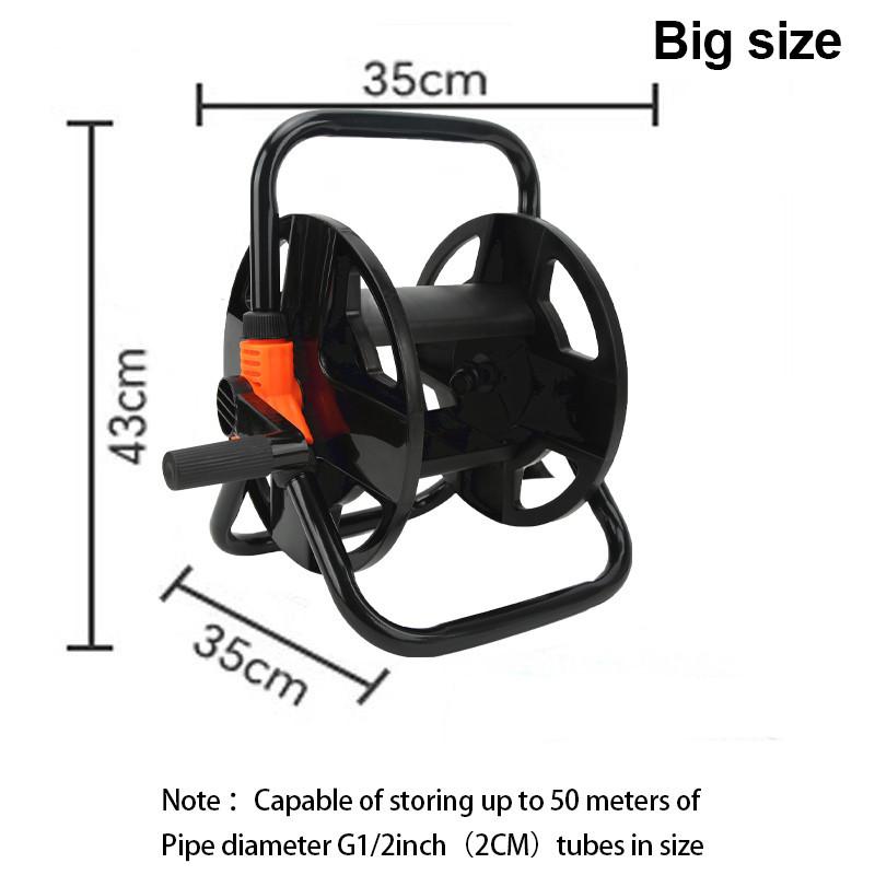 Watering Hose Free Standing Winder Portable Hose Reel Water Pipe Storage Rack Organizer Holder Gardening Tools