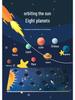 Planet Matching Puzzle: Early Education Toy for Kindergarten - Cognitive Solar System with Eight Planets