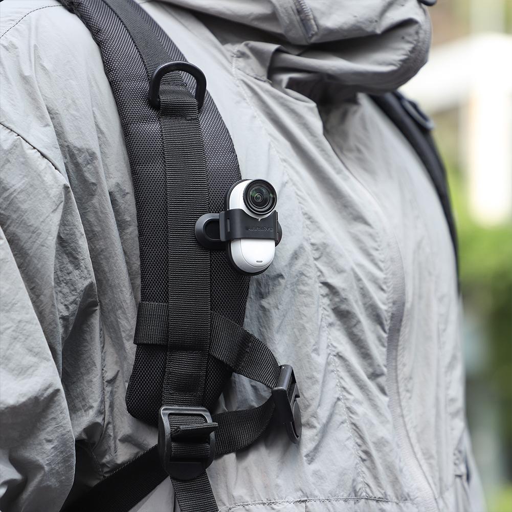 Sports Camera Holder For Insta360 GO3S Backpack Clip 360. Stand Crocodile Camera Sports GO3 Rot X9W1