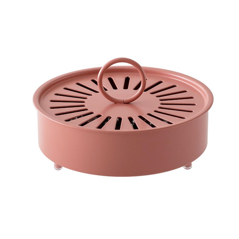 

Portable Gnat Coil Holder Multifunctional Incense Holders for Household Bedroom Patio розовый