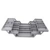 Foldable Expandable Desk Organizer Double Row Multi Level Drawer Organizer Tray for Jewelry Cosmetic Utensils Office