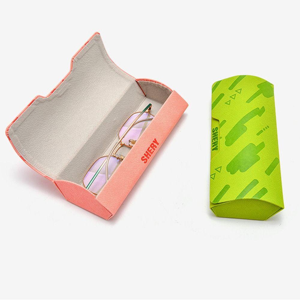 

Creative Spectacle Case PU Leather Protective Sleeve Fashion Glasses Box Women