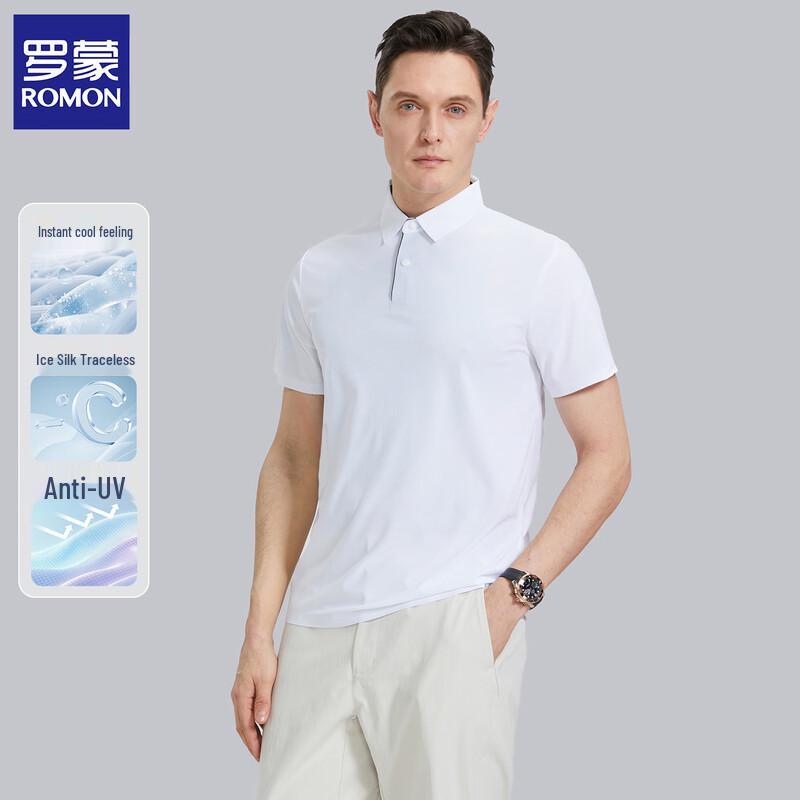 ROMON Men's Ice Silk Polo Shirt