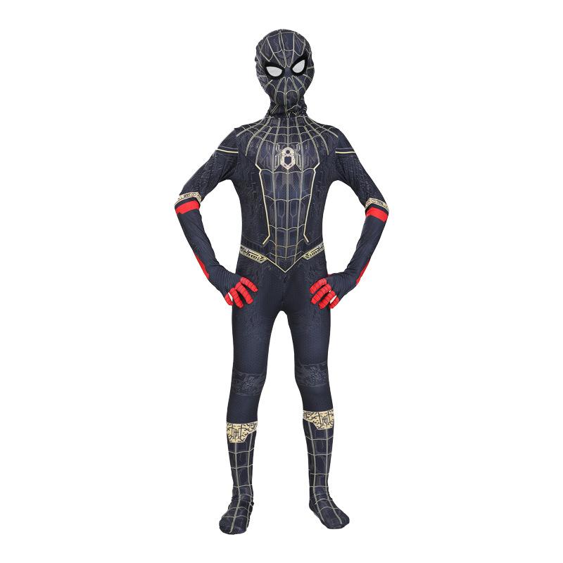 Spider-Man Bodysuit Hero Toby Adult Cosplay Costume Halloween Kids Muscle Spider Onesie