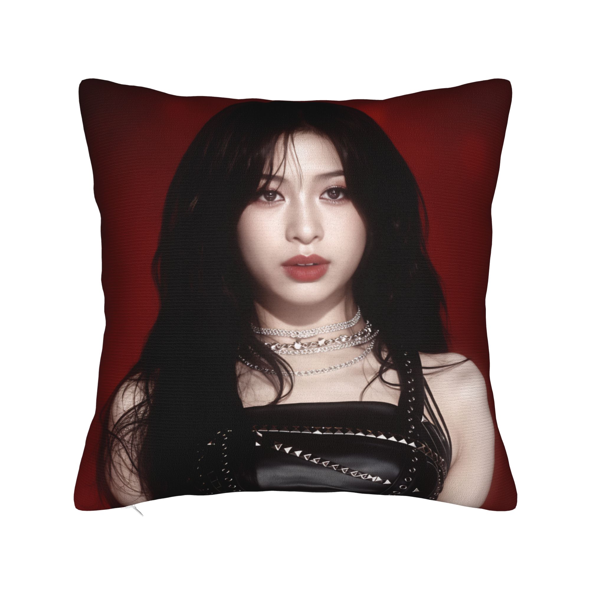 

Singer A-AHYEON Pillowcases Cute Funny Pillow Case For Sofa Home Decoration Soft Pillow Cover 50*50cm