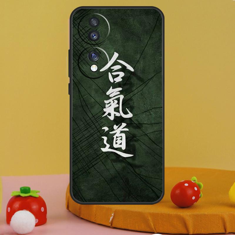 

Japan Martial Aikido Case For Honor 200 Magic 5 6 Pro X9c X9a X8a X7a X6a X7 X8 X9 X8b X9b 50 70 90 Lite Cover Honor 50