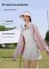 Women's Summer Sunshade Ice Silk Shawl Cape with Breathable Loose Sleeves