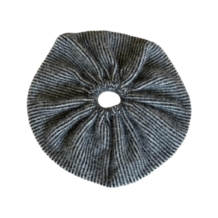 French Elegant Knit Hair Tie Nonslip Hair Holder 26cm Circumference Headdress Comfortable Daily Use Accessory