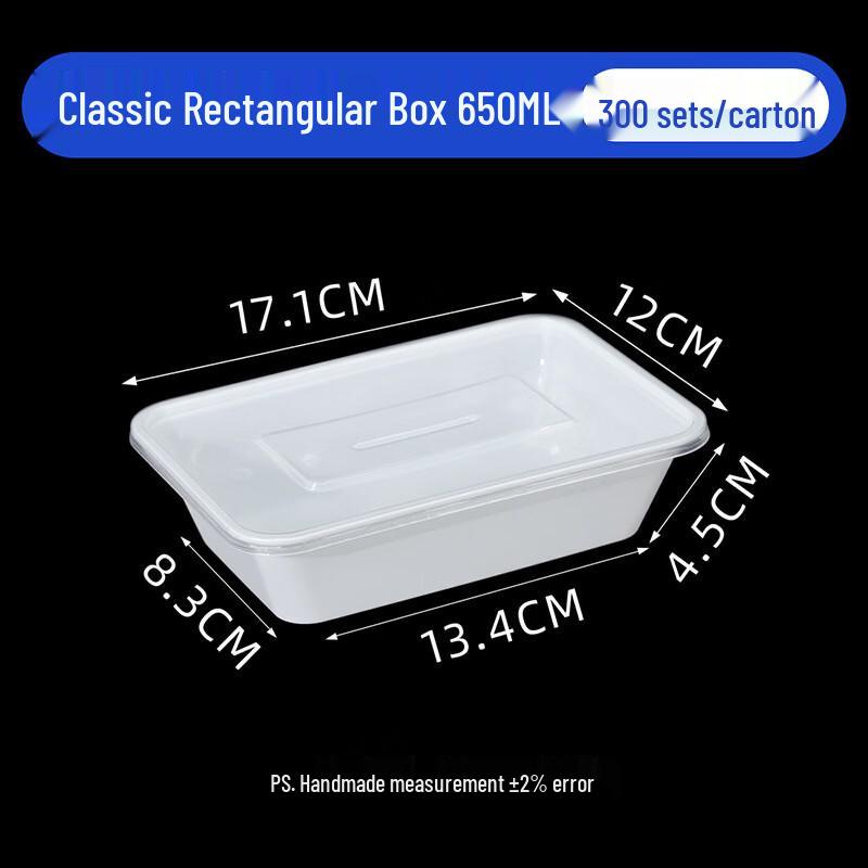 Disposable PP Plastic Meal Prep Containers with Lids