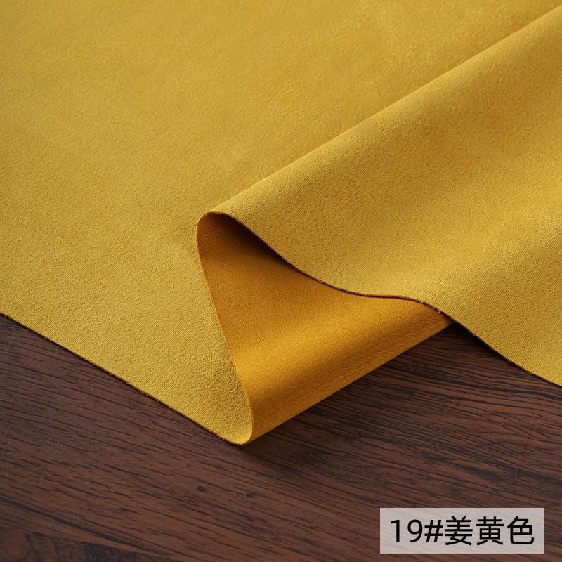 Suede Knitted Air Layer Fabric Brushed Elasticity High Quality Soft Smooth Delicate for Sewing Clothes 860g/m