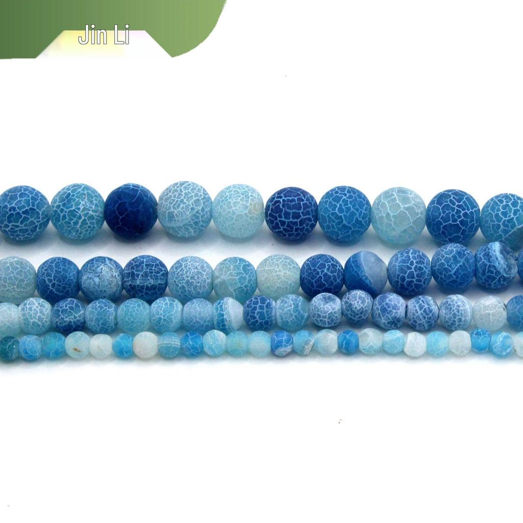 Natural Stone Round Beads for DIY Jewelry Making - Bracelet Components