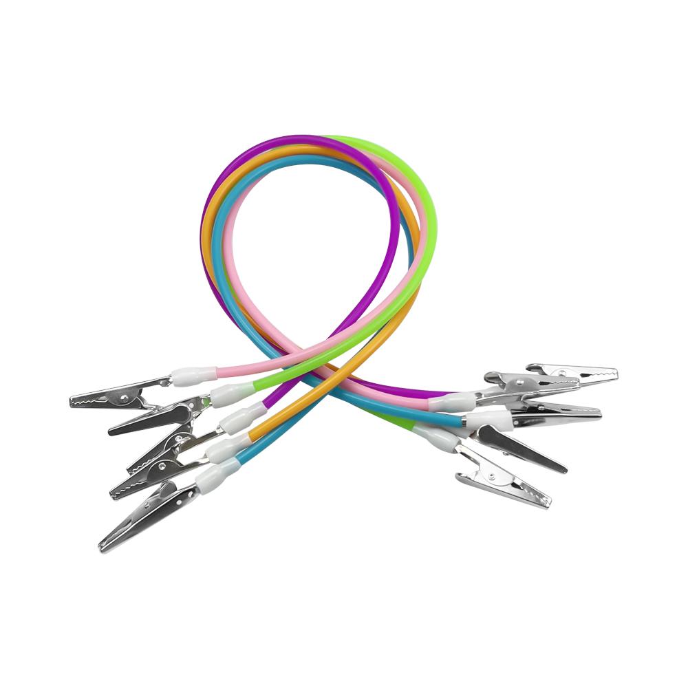 1pc Dental Bibs Clip Chain Napkin Holder Scarf Clips Spring Rope Sterilizable Saliva Towel Clip Dentist Lab Dentistry Materials